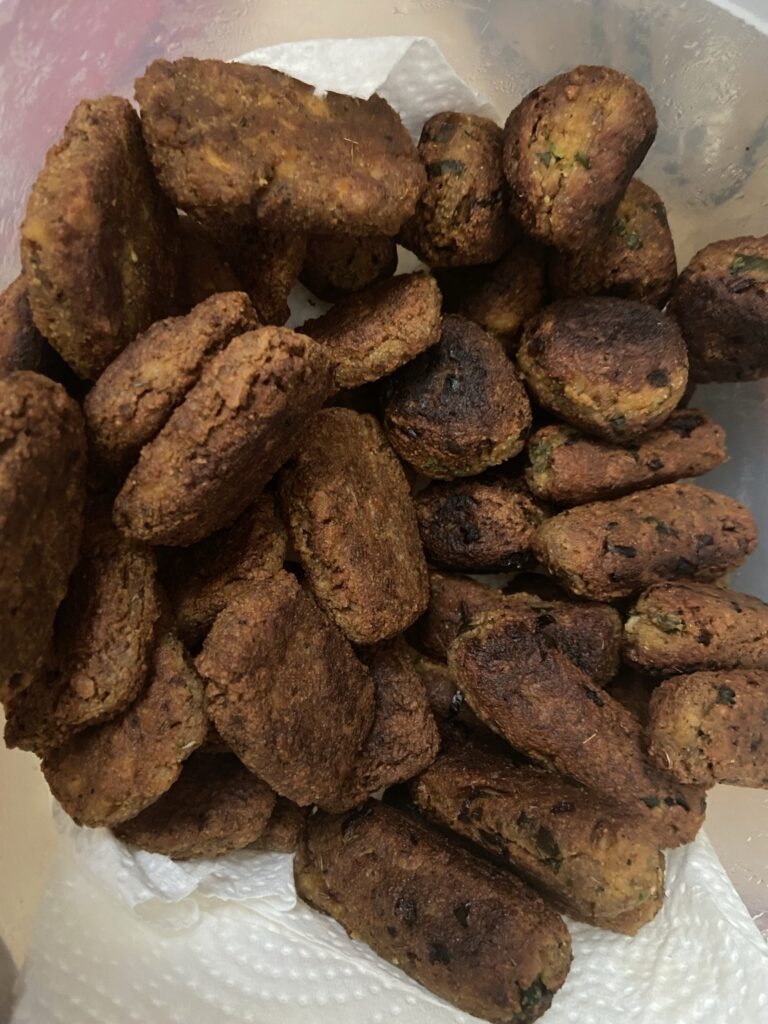 Finished GreenHouze ShapeShifter patties and logs
