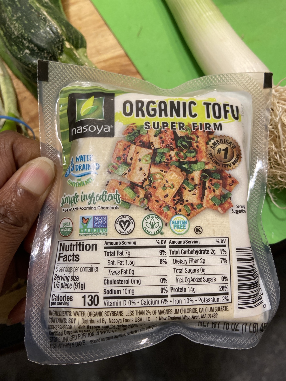 Super firm tofu used in this batch; any brand works